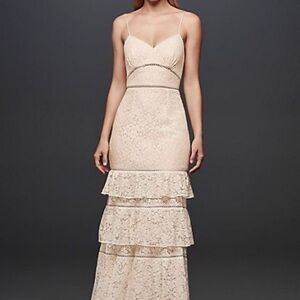 David's Bridal Boho Wedding Dress
